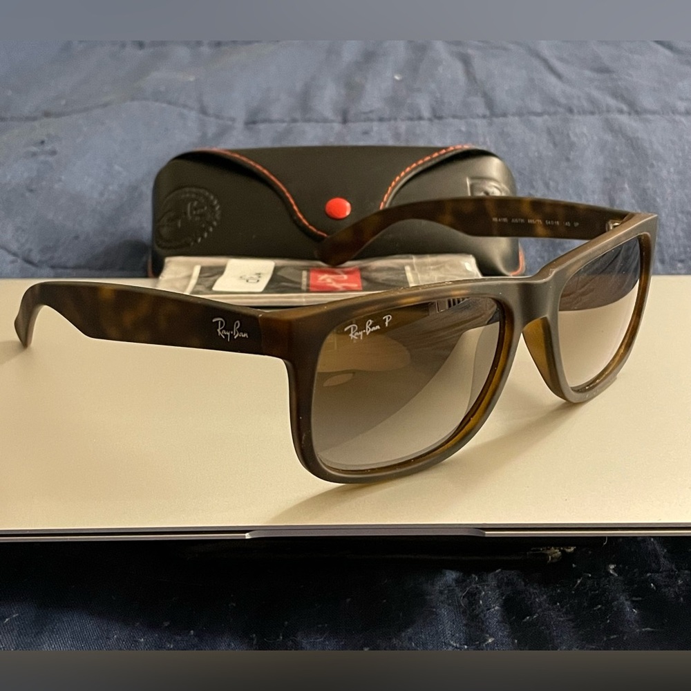 Ray-Ban Justin Model Polarized Sunglasses Matte Tortoise *unisex